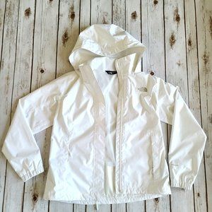 EUC THE NORTH FACE WOMEN'S WHITE RESOLVE 2 JACKET - Medium